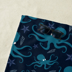 Serviette De Plage Pipe bleue mûre