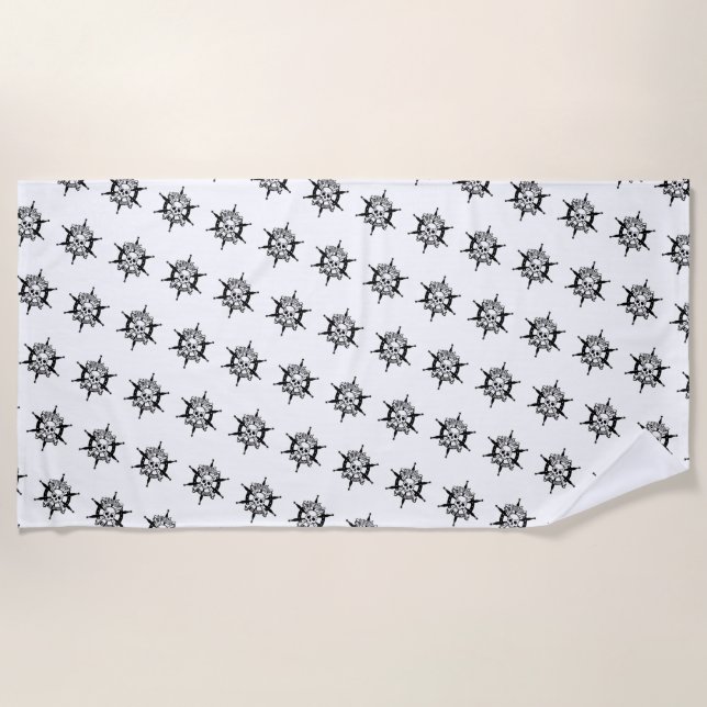 Serviette de plage Pirate (Devant)