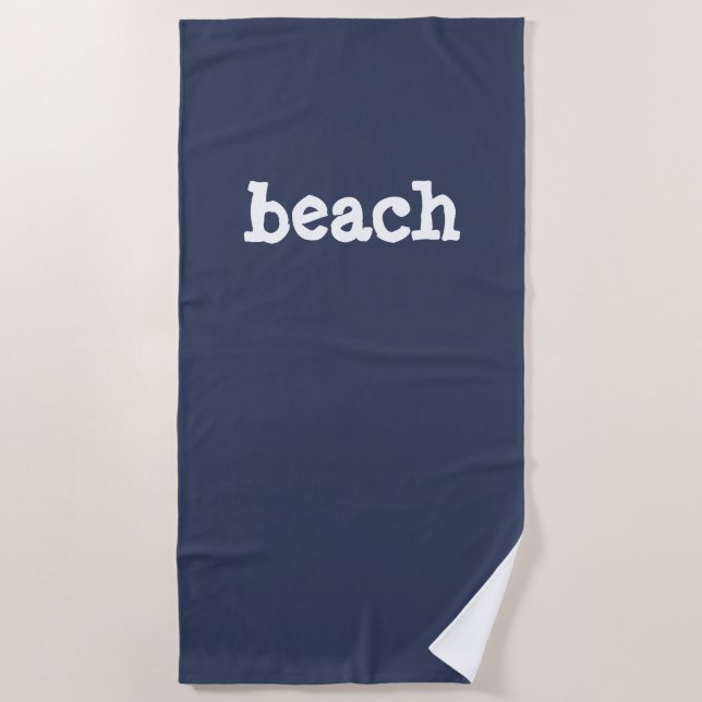 Serviette De Plage plage (Devant)