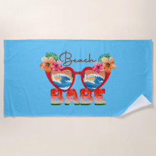 Serviette De Plage Plage Babe Beach Towel