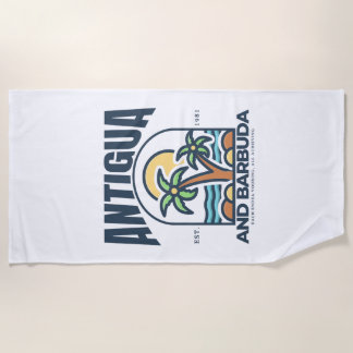 Serviette De Plage Plage d'Antigua-et-Barbuda