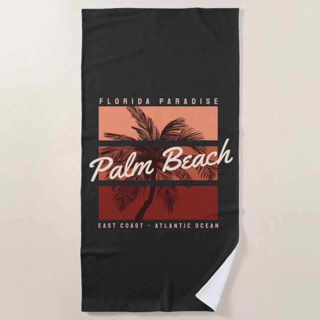 Serviette De Plage Plage de Palm (Devant)
