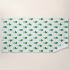 Serviette De Plage Plante de serpent Sansevieria Pot Imprimer