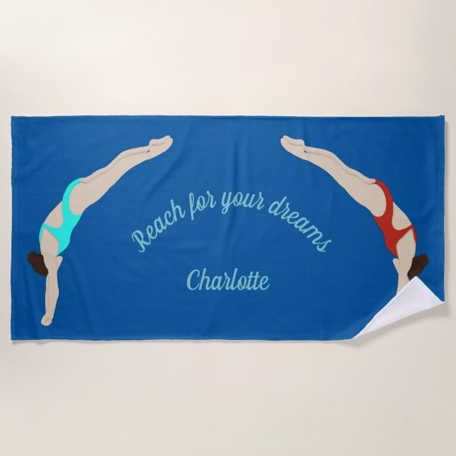 Serviette De Plage Plongée (Devant)