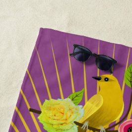 Serviette De Plage Plum Sunshine & Dew Drops