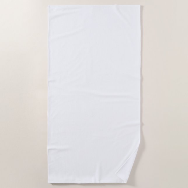 Serviette De Plage Pois noir blanc grand élégant motif (Devant)