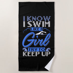 Serviette De Plage Poison de Swimming Swim Sport