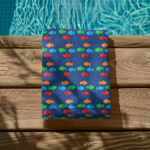Serviette De Plage Poisson coloré