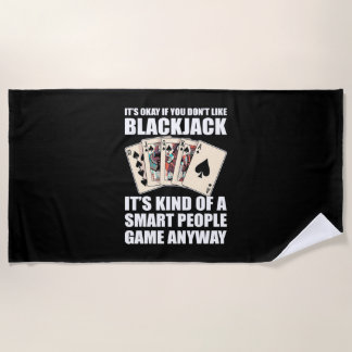 Serviette De Plage Poker C'Est Une Sorte De Gens Intelligents
