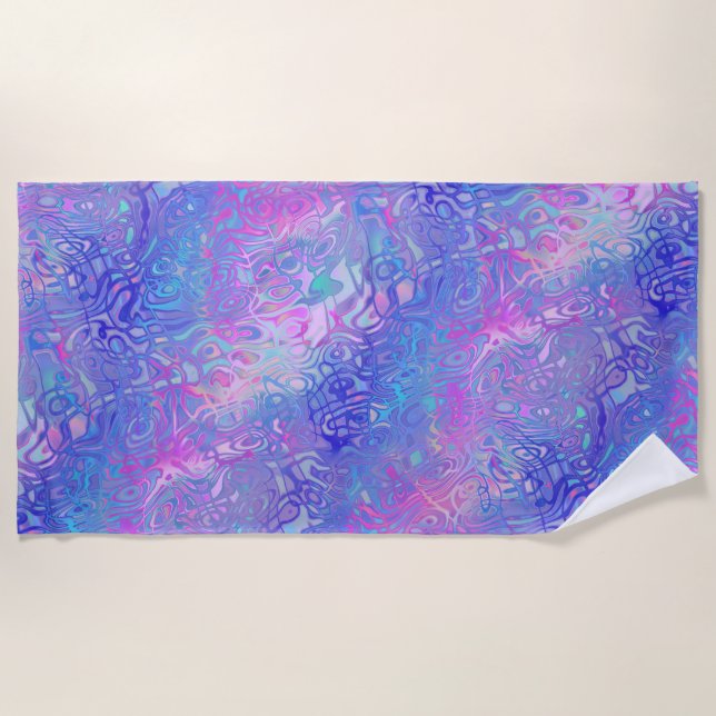 Serviette De Plage polyharmonic synesthesia : (Devant)