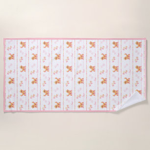 Serviette De Plage Posh Doodle Dog Love Beach Towne