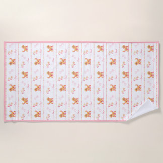 Serviette De Plage Posh Doodle Dog Love Beach Towne