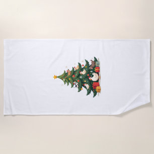 Serviette De Plage Poulet Vache Chèvre Cheval Ferme Animal Agriculteu