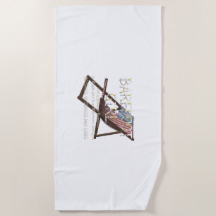 serviette de plage pour filles pieds nus