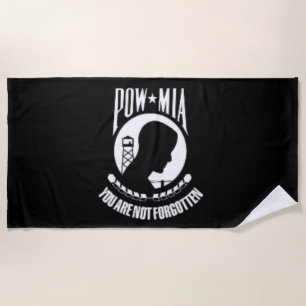 SERVIETTE DE PLAGE POW/MIA