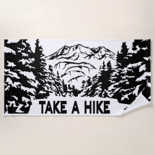 Serviette De Plage Prenez une citation Hippique paysage montagnard mo