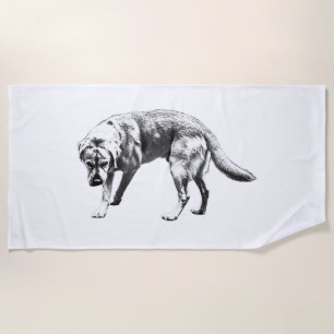 Serviette De Plage Présence photographique