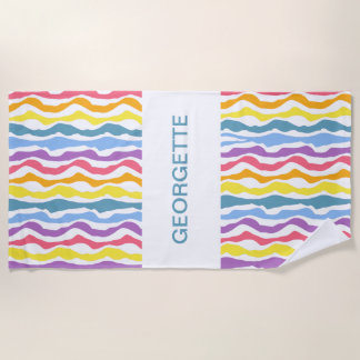 Serviette de plage Pride personnalisée