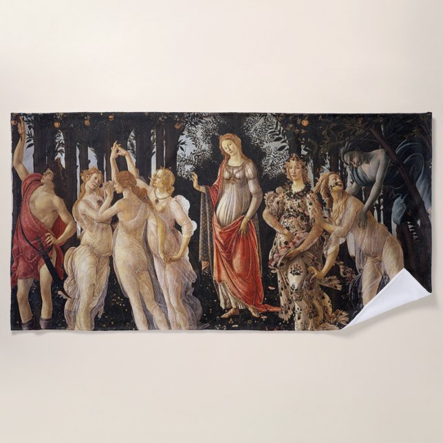 Serviette De Plage Primavera Sandro Botticelli (Devant)