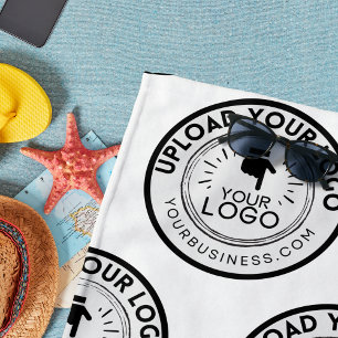 Serviette De Plage Promotion marquée du logo de l'entreprise