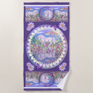 Serviette de plage Purple Paradise