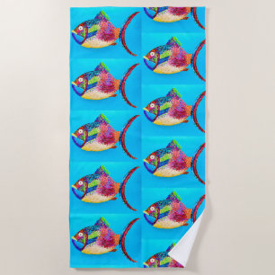 Serviette De Plage Quelque chose de Fishy Beach Towel