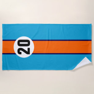 SERVIETTE DE PLAGE RACING 1970