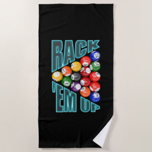Serviette De Plage Rack'em Up Billiards