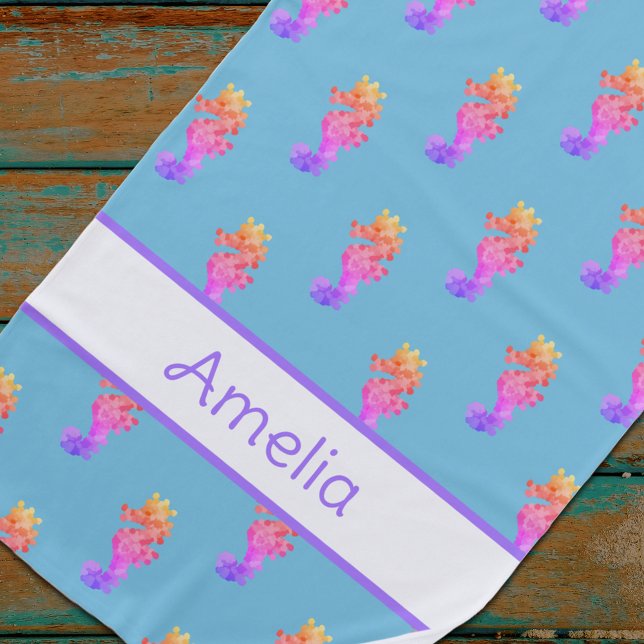 Serviette de plage Rainbow personnalisée (Créateur téléchargé)