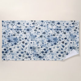Serviette De Plage Rainy Day Blue