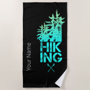Serviette De Plage Randonnée et trekking extérieur Vintage Design