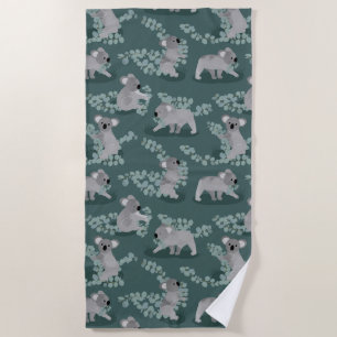 Serviette De Plage Rassemblement de koala
