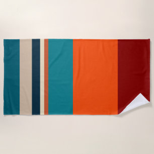 Serviette De Plage Rayures sud-ouest