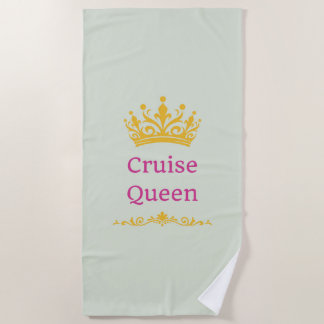 Serviette De Plage Reine de croisière