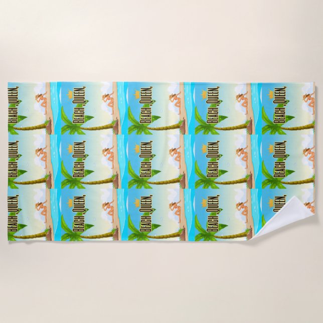 Serviette De Plage reine de hêtre (Devant)