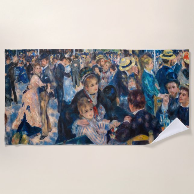 Serviette De Plage Renoir - Danse au Moulin de la Galette (Devant)