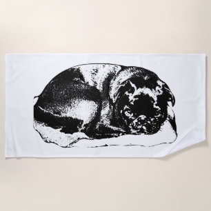 Serviette De Plage Repos sous une lumière ouverte
