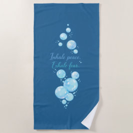 Serviette De Plage Respirer la paix