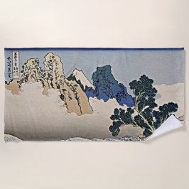 Serviette De Plage Retour de la montagne Fuji de la rivière Minobu Ho