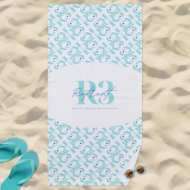 Serviette De Plage Retraite de luxe Société Parti (Créateur téléchargé)