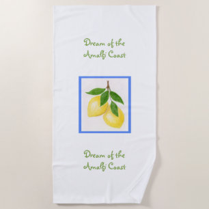 Serviette De Plage Rêve de la côte amalfitaine