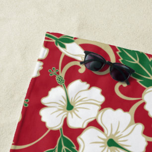 SERVIETTE DE PLAGE RÊVE POLYNÉSIEN (NOËL)