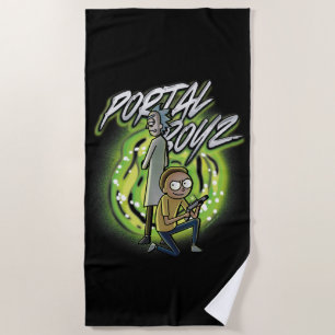 Serviette De Plage Rick et Morty - Portal Boyz