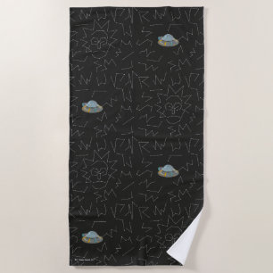 Serviette De Plage RICK ET MORTY™ Rick Motif Constellation