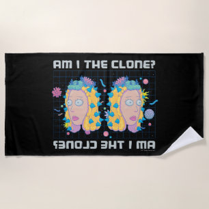 Serviette De Plage RICK ET MORTY™ Suis-Je Le Clone ?