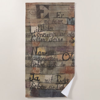 Serviette De Plage Rideau de douche Paul Klee