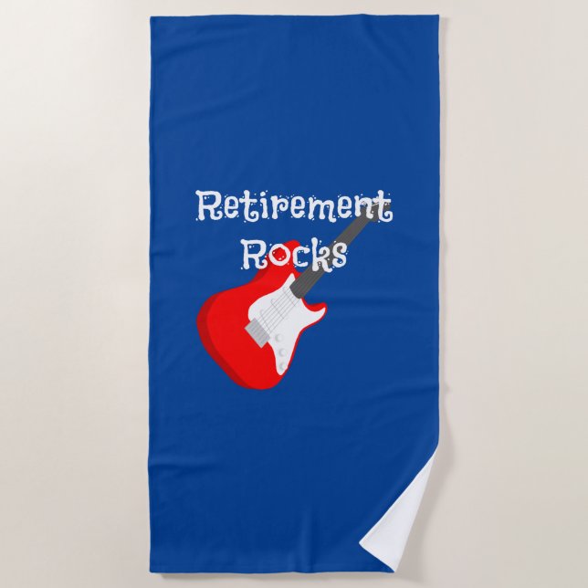 Serviette De Plage Rocks de retraite (Devant)