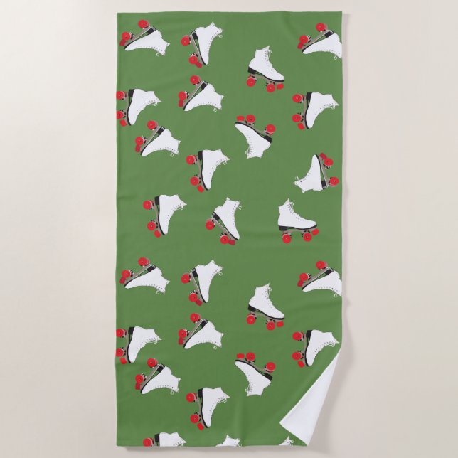 Serviette de plage Roller Skates (Devant)