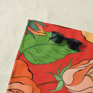 Serviette De Plage Rose 26