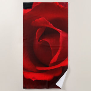 Serviette De Plage Rose rouge btcna